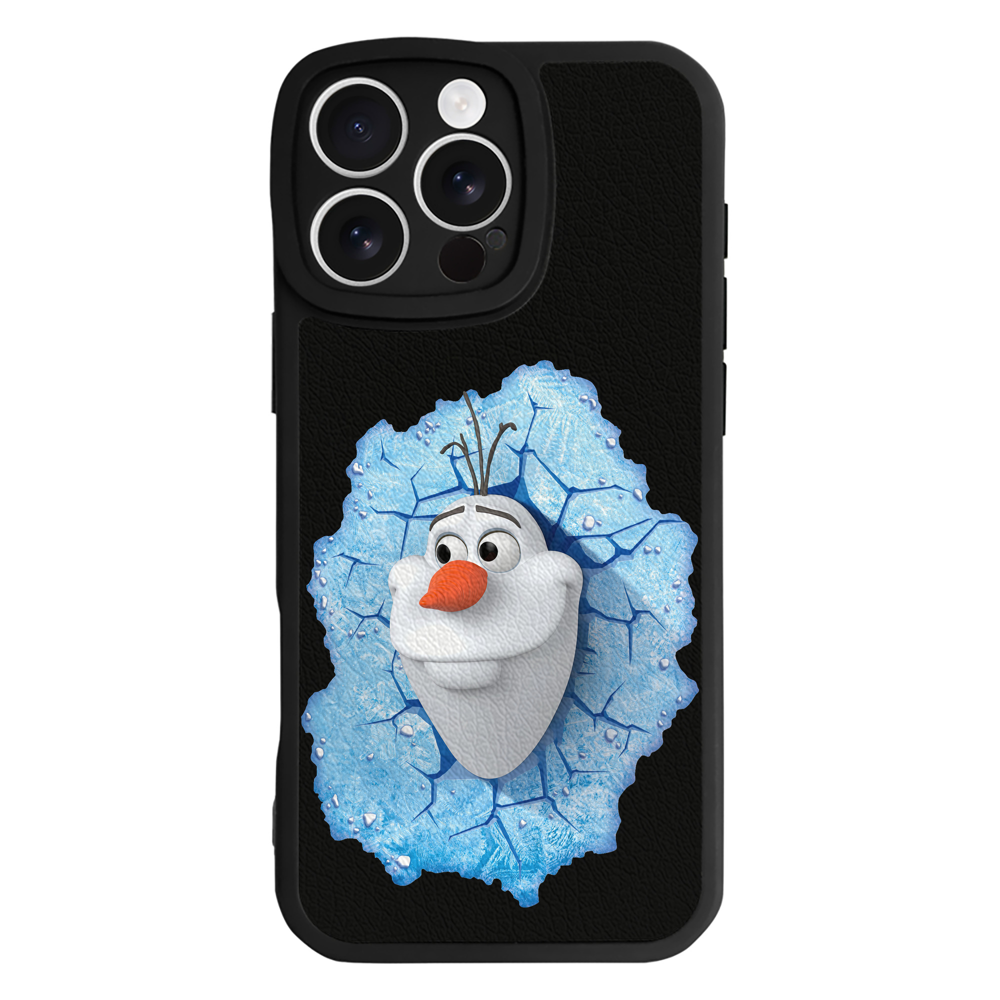 （画像用） アナと雪の女王 アンナ エルサ Frozen Anna Elsa 【iPhone 16シリーズ対応】シリコンスマホケース（レザー調） 材質：シリコン